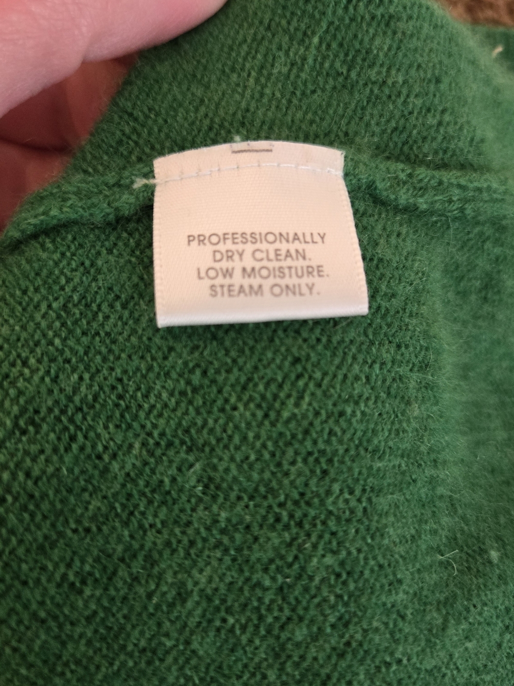 Cashmere Green Sweater 2 Ply Great Condition - Picture 3 of 10